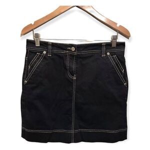 Boden Womens Dark Denim Pencil Skirt‎ 12R Straight Blue